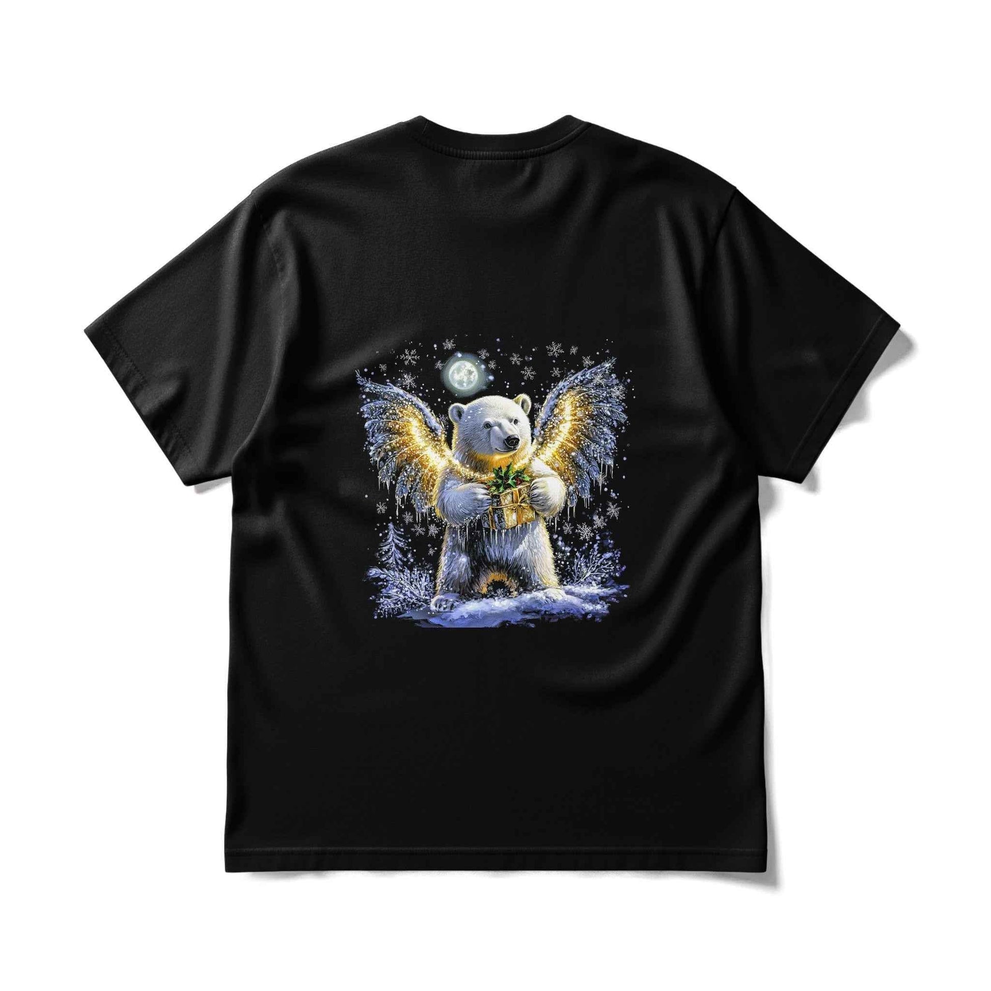 Christmas Bear With Gift Box Halftoned T-Shirt Design - halftone PNG for T-shirts – Sue Opperman Halftones