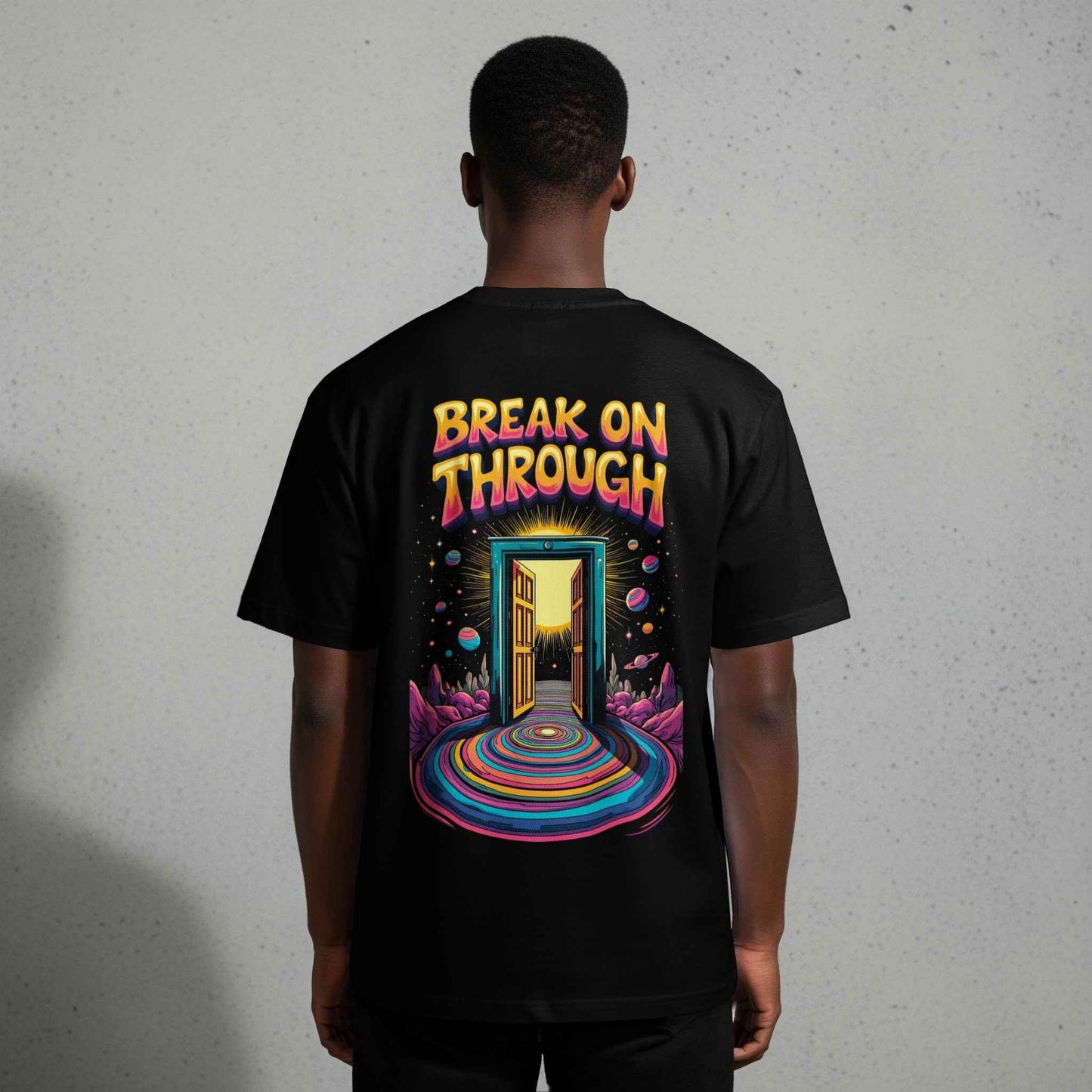 Break On Through Space Halftone T-Shirt Design - halftone PNG for T-shirts – Sue Opperman Halftones