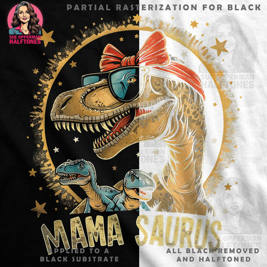Animals Halftone T-Shirt Design - halftone PNG for T-shirts – Sue Opperman Halftones