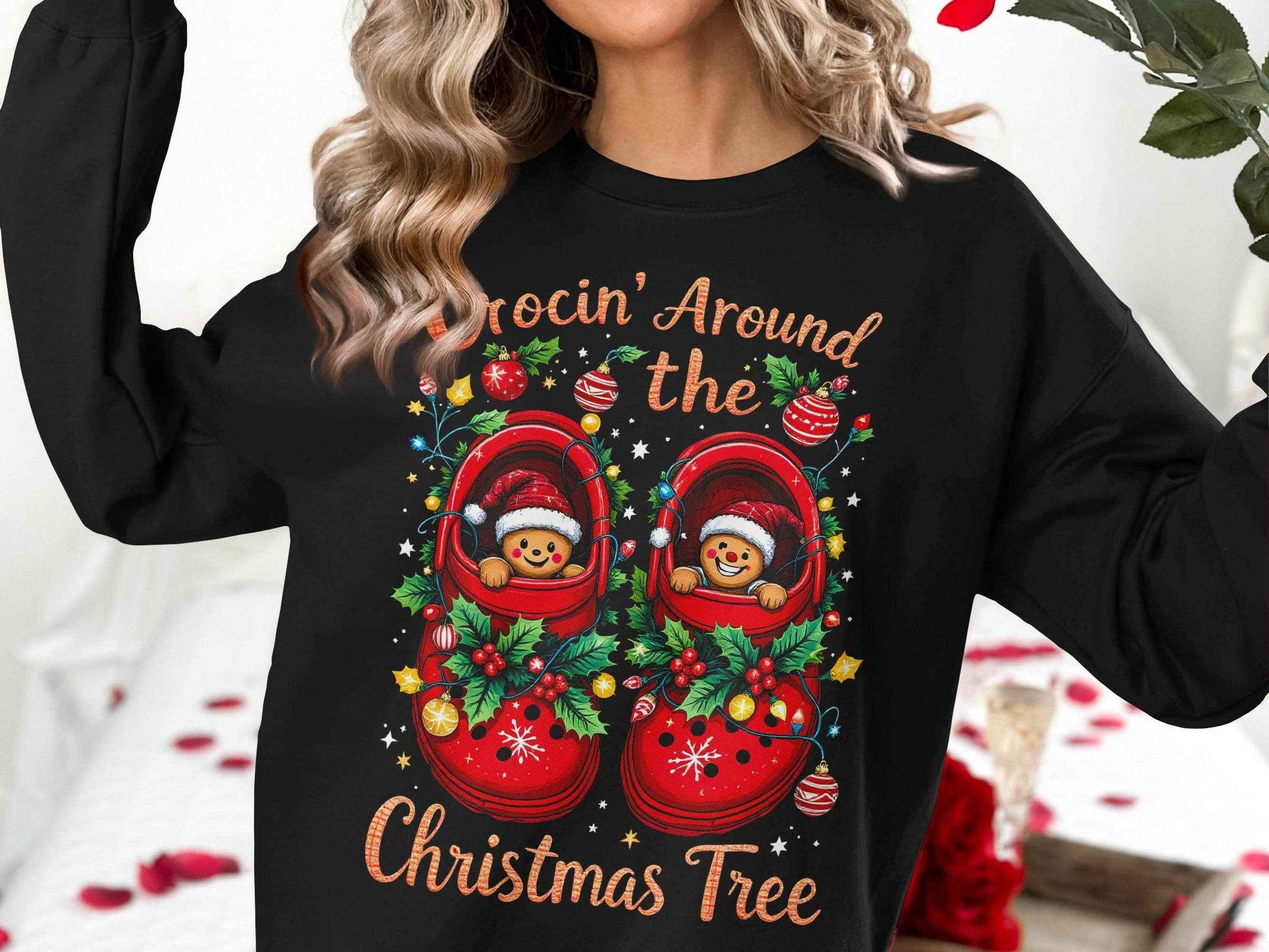 Crocs Christmas Tree Gingerbread Halftone T-Shirt Design - halftone PNG for T-shirts – Sue Opperman Halftones