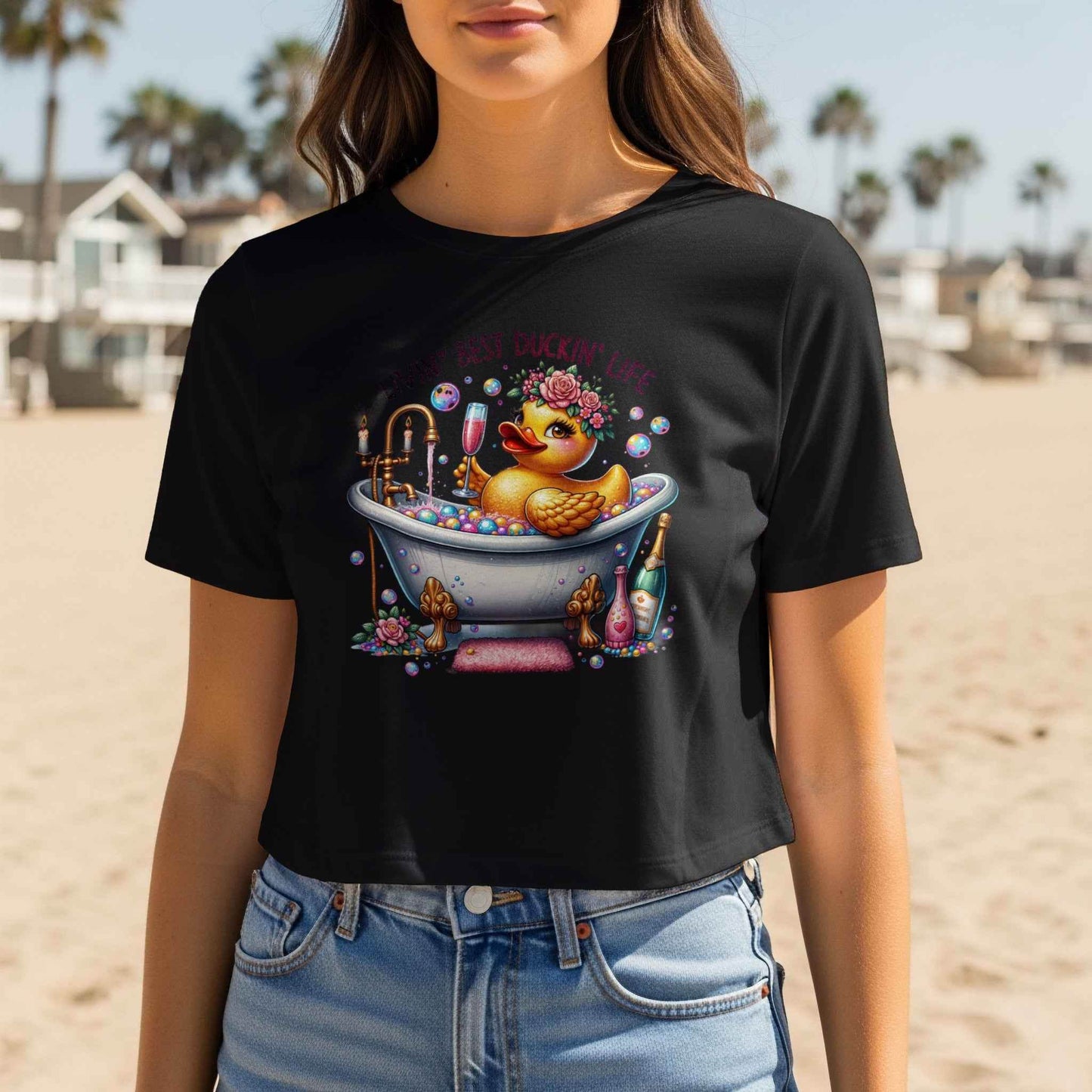 Duck Best Life Halftone T-Shirt Design Digital - halftone PNG for T-shirts – Sue Opperman Halftones