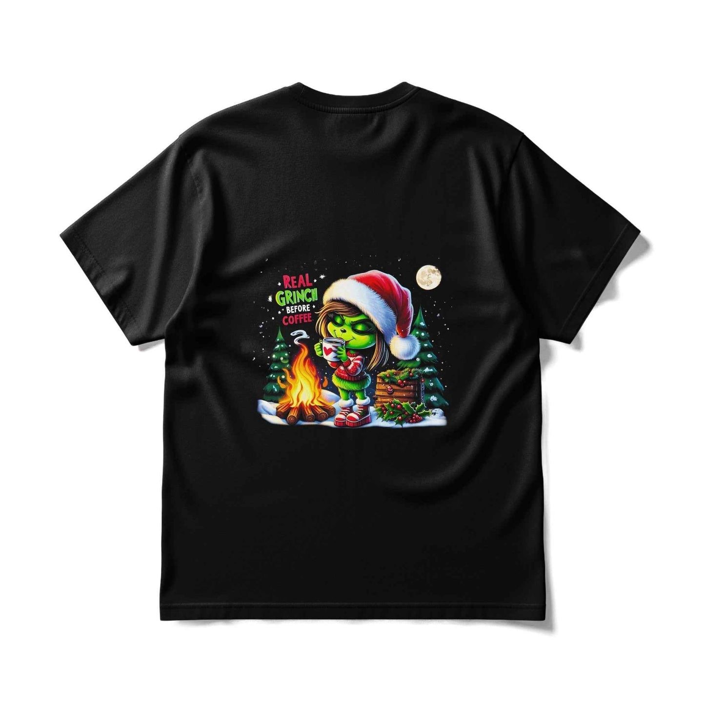 Christmas Grinch Before Coffee Halftone T-Shirt Design - halftone PNG for T-shirts – Sue Opperman Halftones