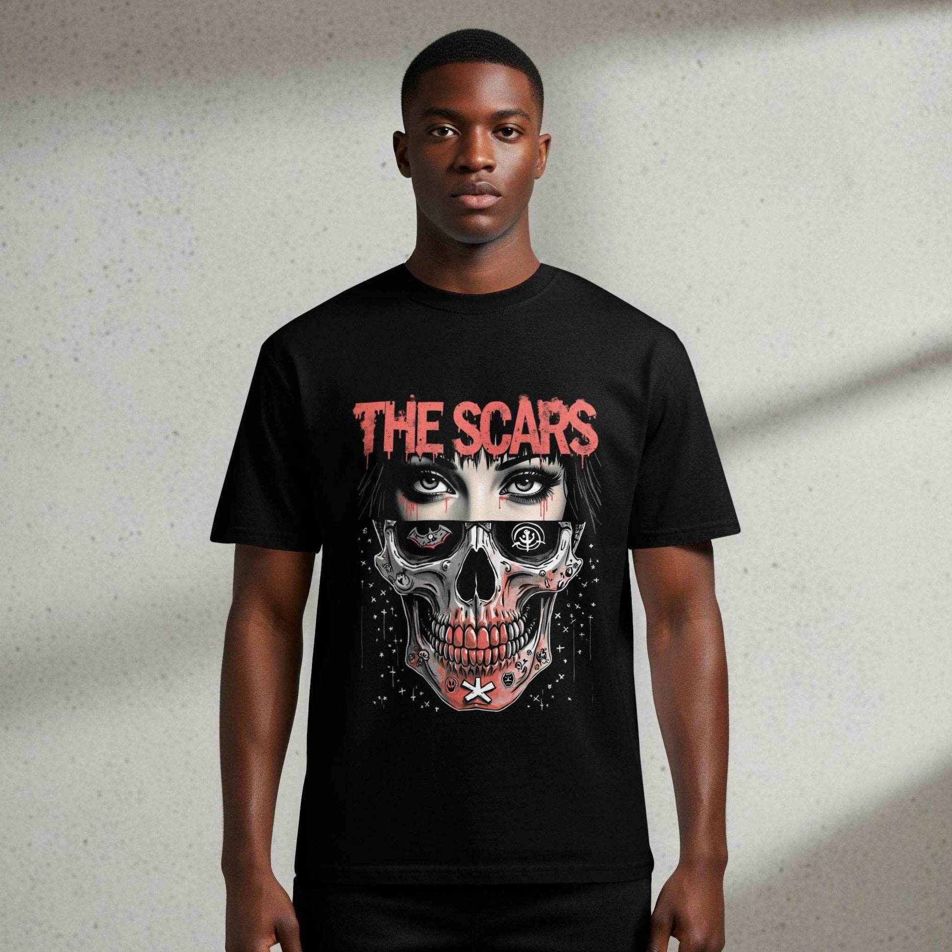 The Scars Eye Skull Halftone T-Shirt Design - halftone PNG for T-shirts – Sue Opperman Halftones