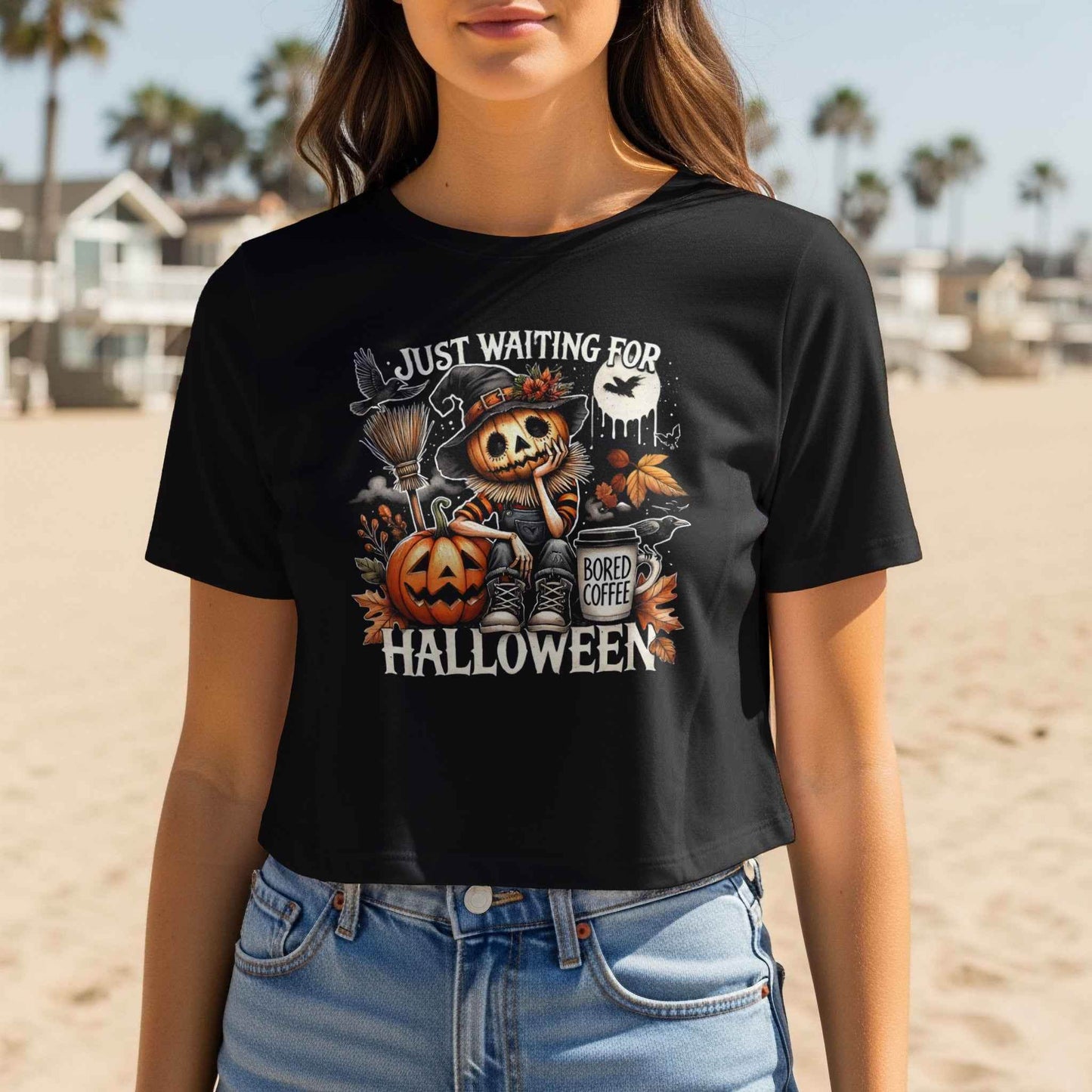 Halloween Pumpkin Just Waiting For Halftoned T-shirt Design - halftone PNG for T-shirts – Sue Opperman Halftones
