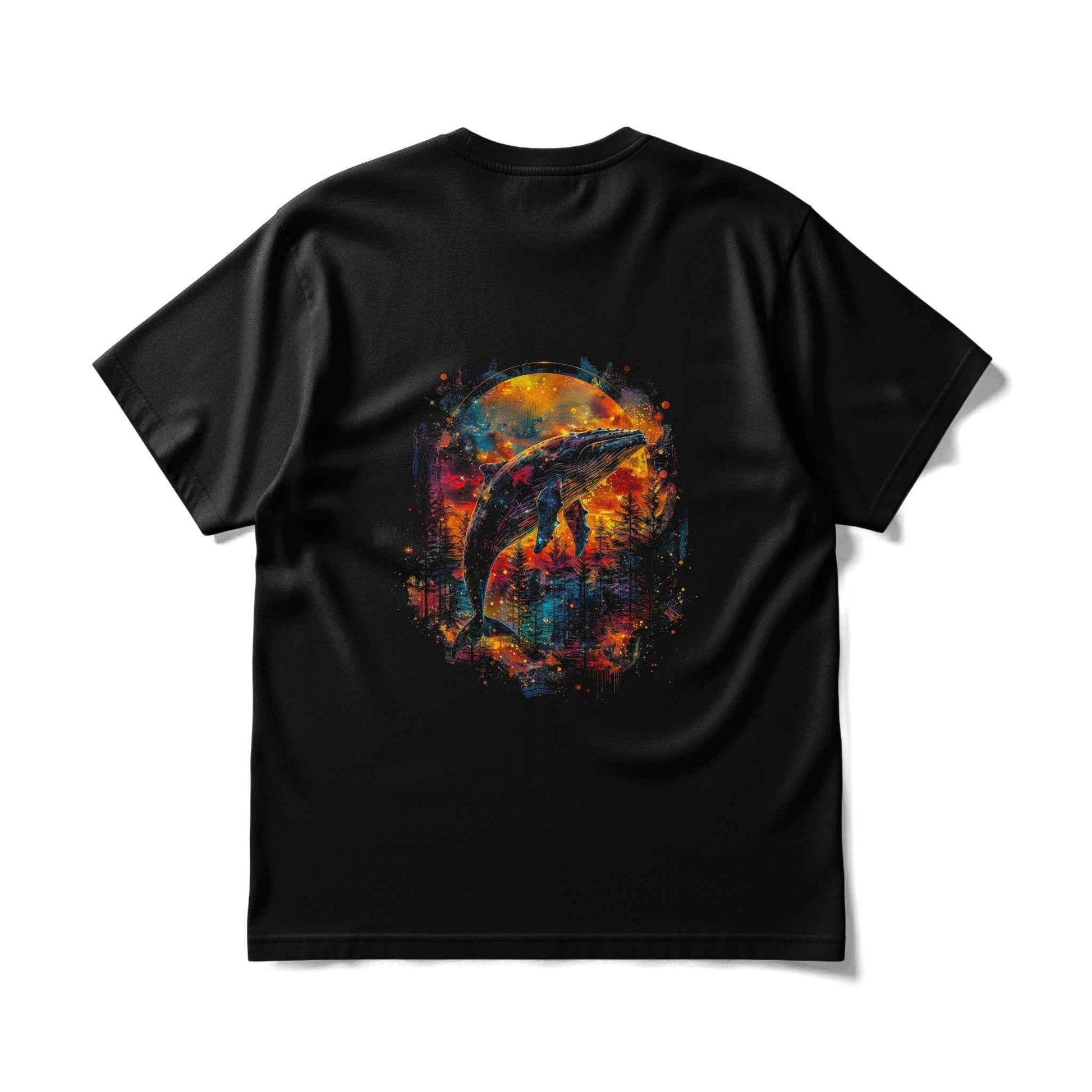 Whale Forest Silhouette Abstract Halftone T-Shirt Design - halftone PNG for T-shirts – Sue Opperman Halftones