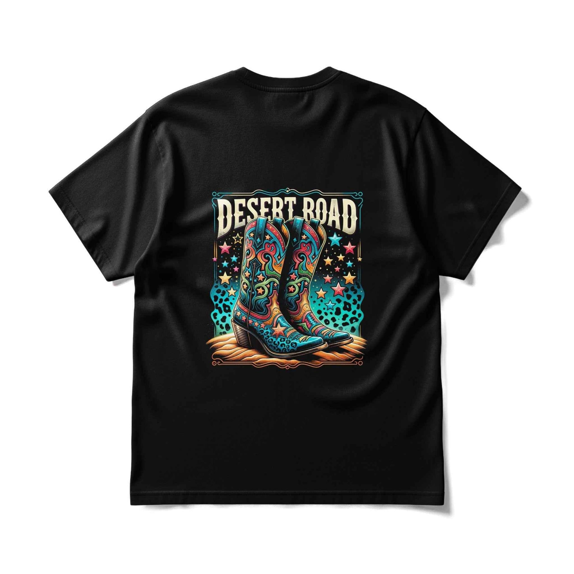 Desert Road Cowboy Boots Halftone T-Shirt Design - halftone PNG for T-shirts – Sue Opperman Halftones