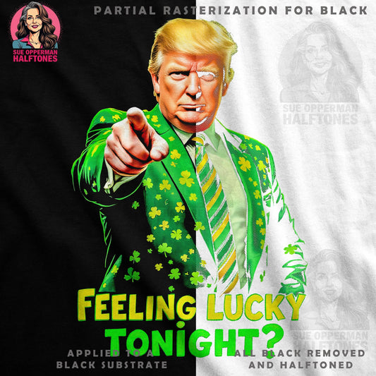 St Patricks Day Halftone Halftoned T-Shirt Design - halftone PNG for T-shirts – Sue Opperman Halftones