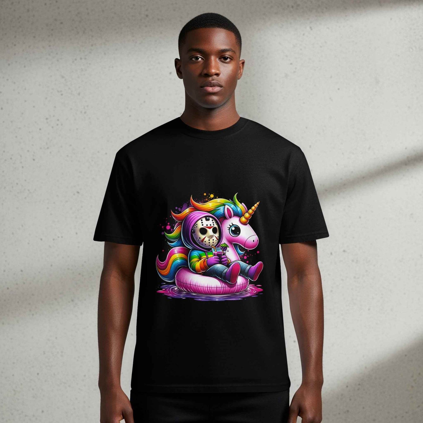 Horror Unicorn Summer Fun Digital Halftone T-shirt Design - halftone PNG for T-shirts – Sue Opperman Halftones