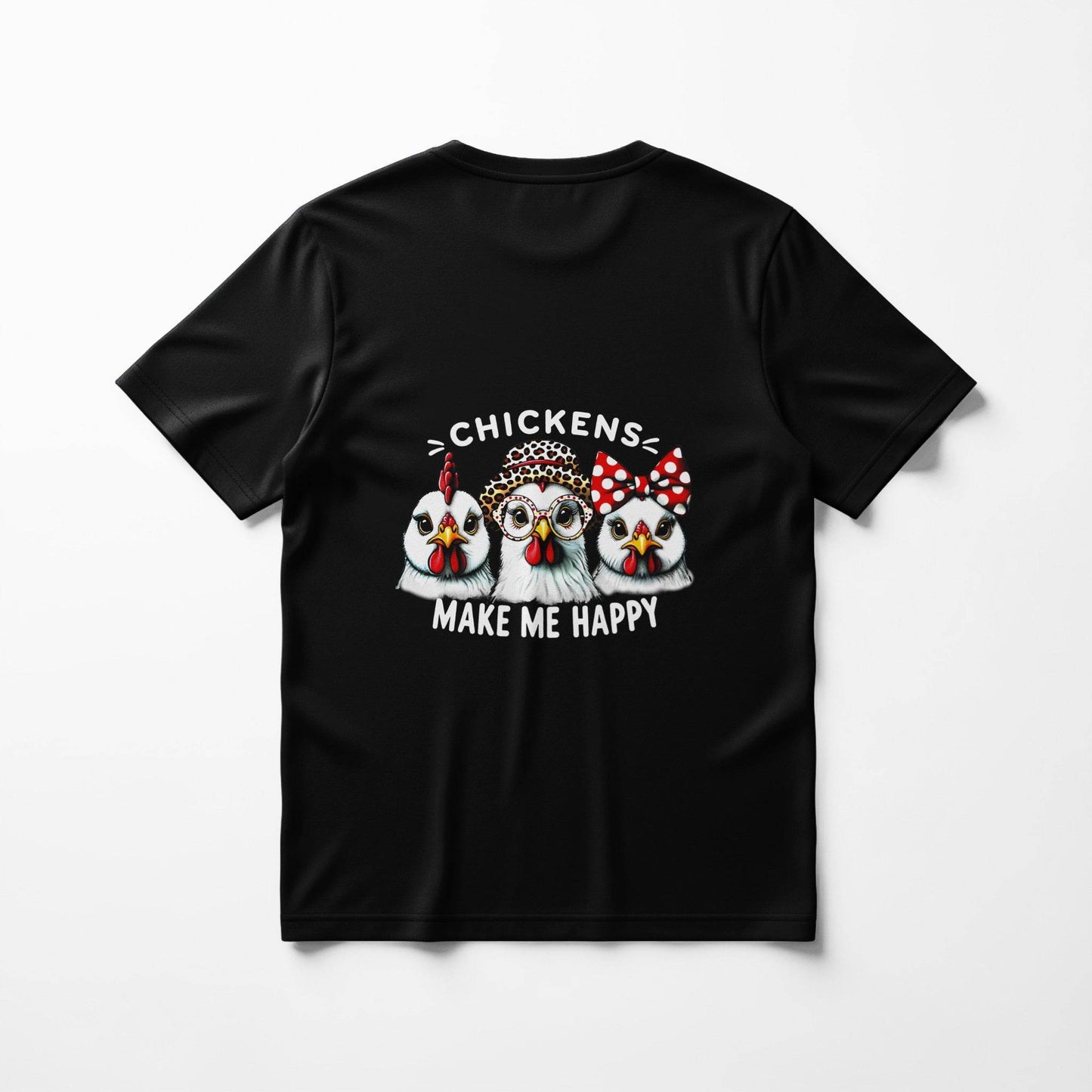 Chickens Happy Statement Halftone T-Shirt Design - halftone PNG for T-shirts – Sue Opperman Halftones
