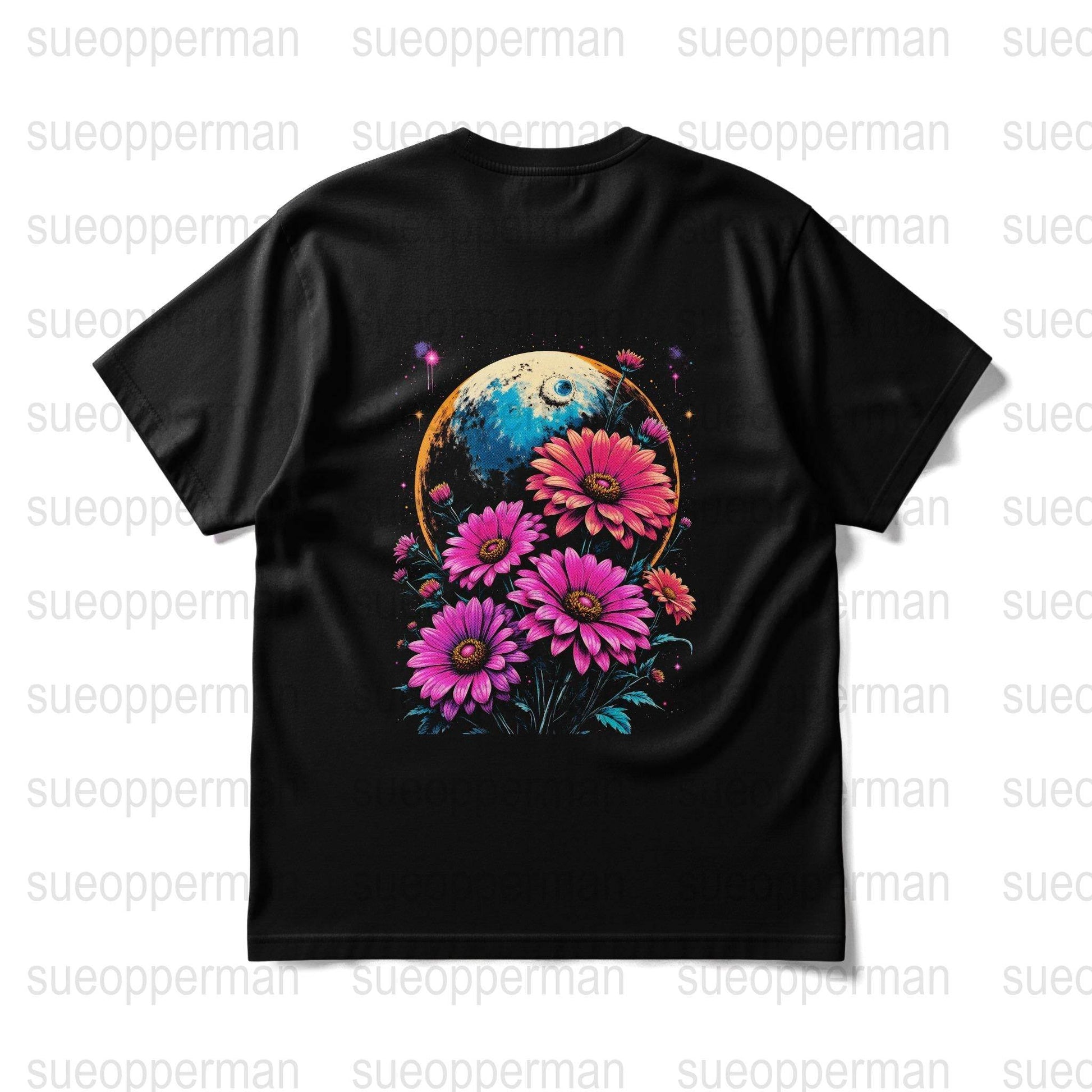 Flowers Garden Halftone T-Shirt Design Digital - halftone PNG for T-shirts – Sue Opperman Halftones