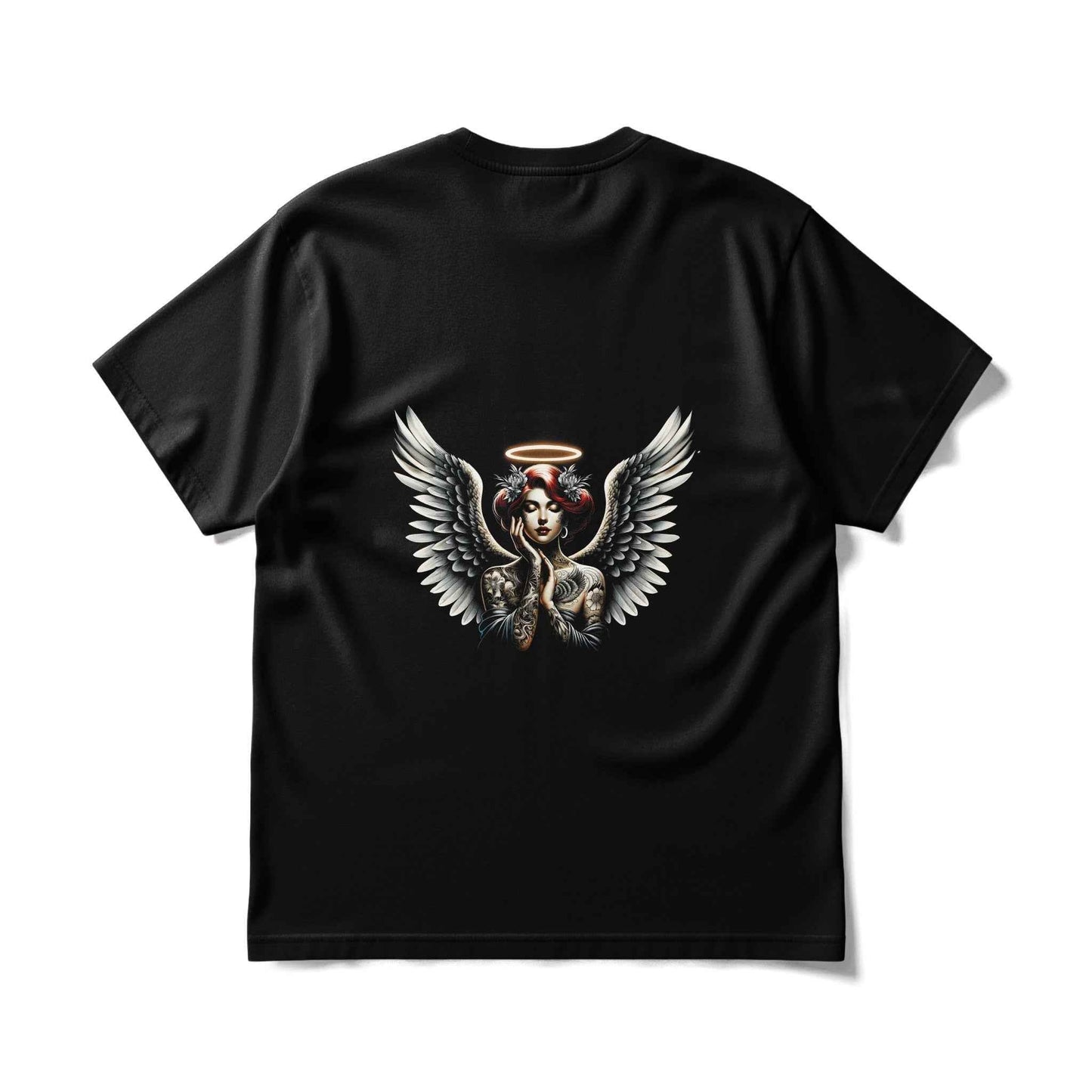 Angelic Woman With Wings Halftone T-Shirt Design - halftone PNG for T-shirts – Sue Opperman Halftones