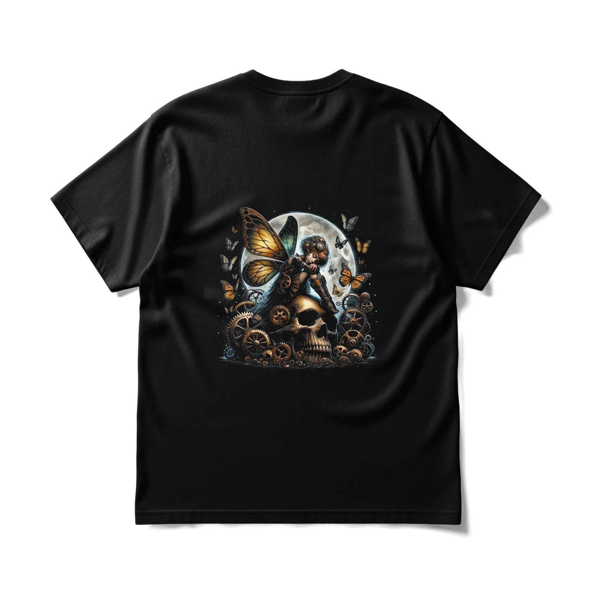 Steampunk Fairy Butterflies Halftoned T-Shirt Design - halftone PNG for T-shirts – Sue Opperman Halftones