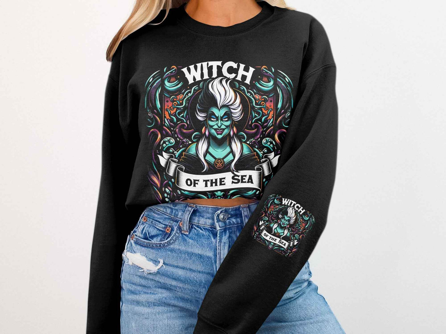 Witch of The Sea Villain Halftone T-Shirt Design - halftone PNG for T-shirts – Sue Opperman Halftones