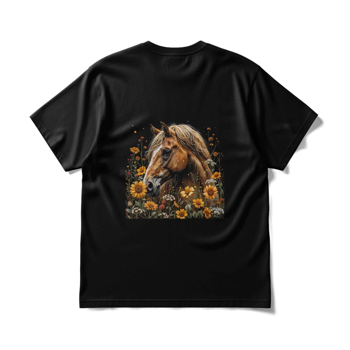 Animals Floral Horse Halftone T-Shirt Design - halftone PNG for T-shirts – Sue Opperman Halftones