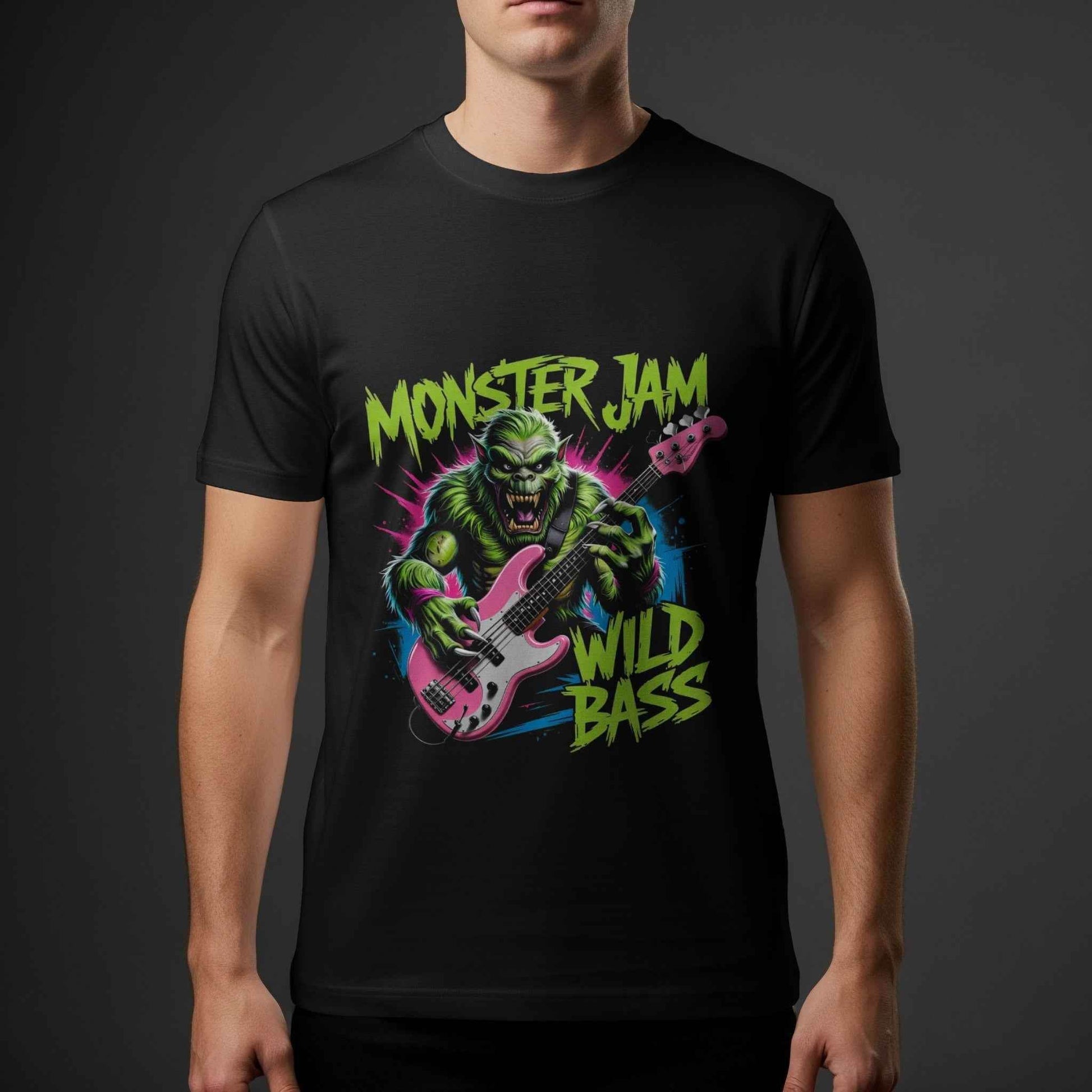 Monster Jam Wild Bass Halftone T-Shirt Design - halftone PNG for T-shirts – Sue Opperman Halftones
