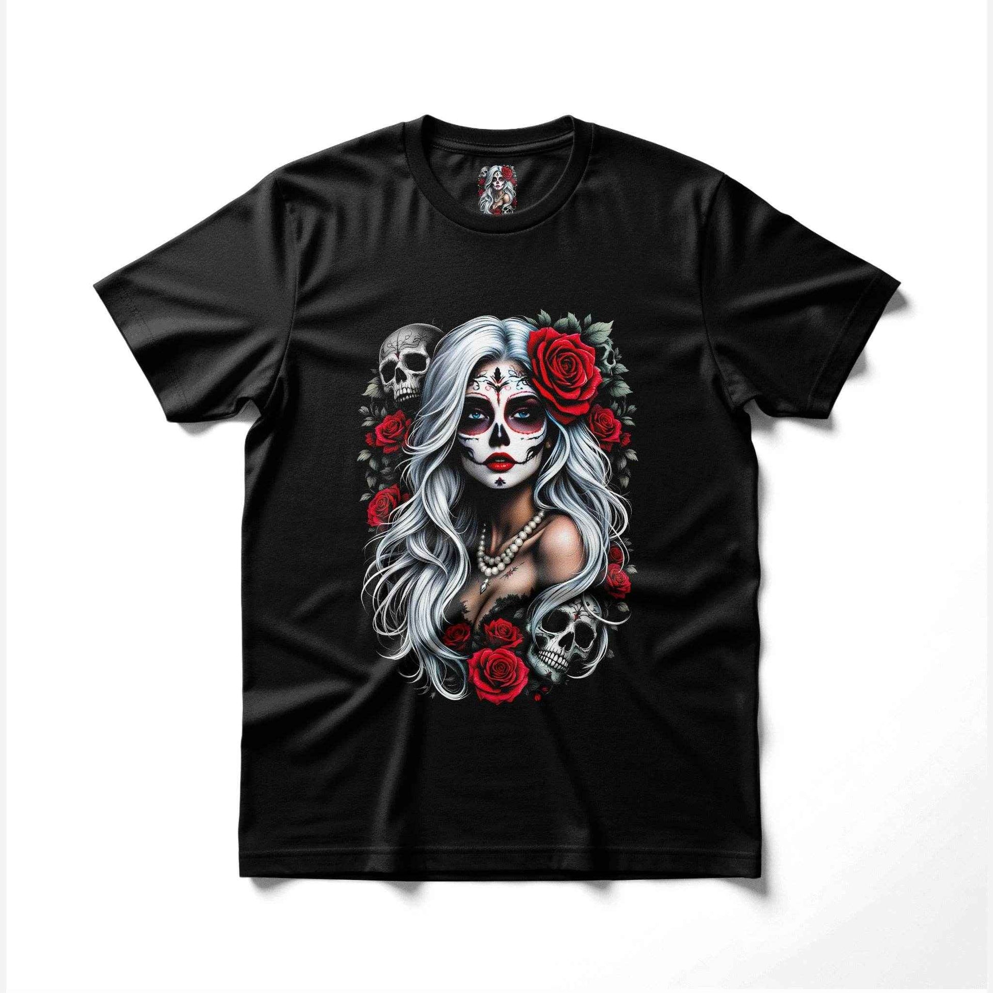 Sugar Skull Halftone T-Shirt Design - halftone PNG for T-shirts – Sue Opperman Halftones
