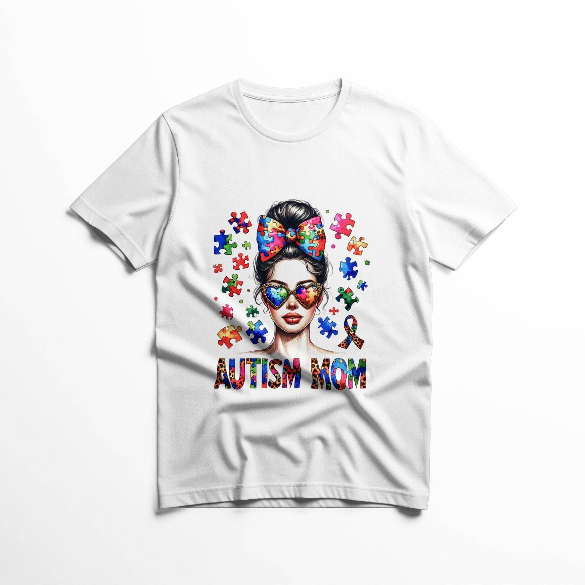 Autism Awareness Mom Universal Print Bundle - halftone PNG for T-shirts – Sue Opperman Halftones