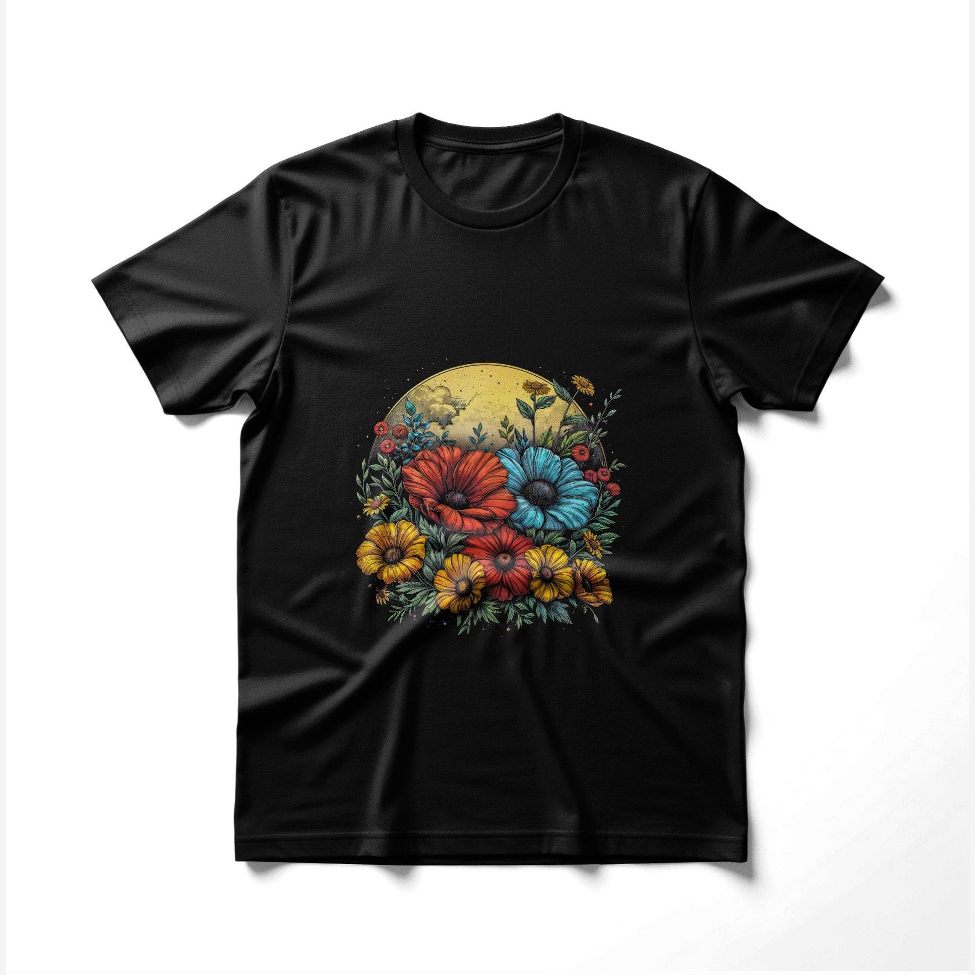 Colorful Floral Arrangement Halftone T-Shirt Design Digital - halftone PNG for T-shirts – Sue Opperman Halftones