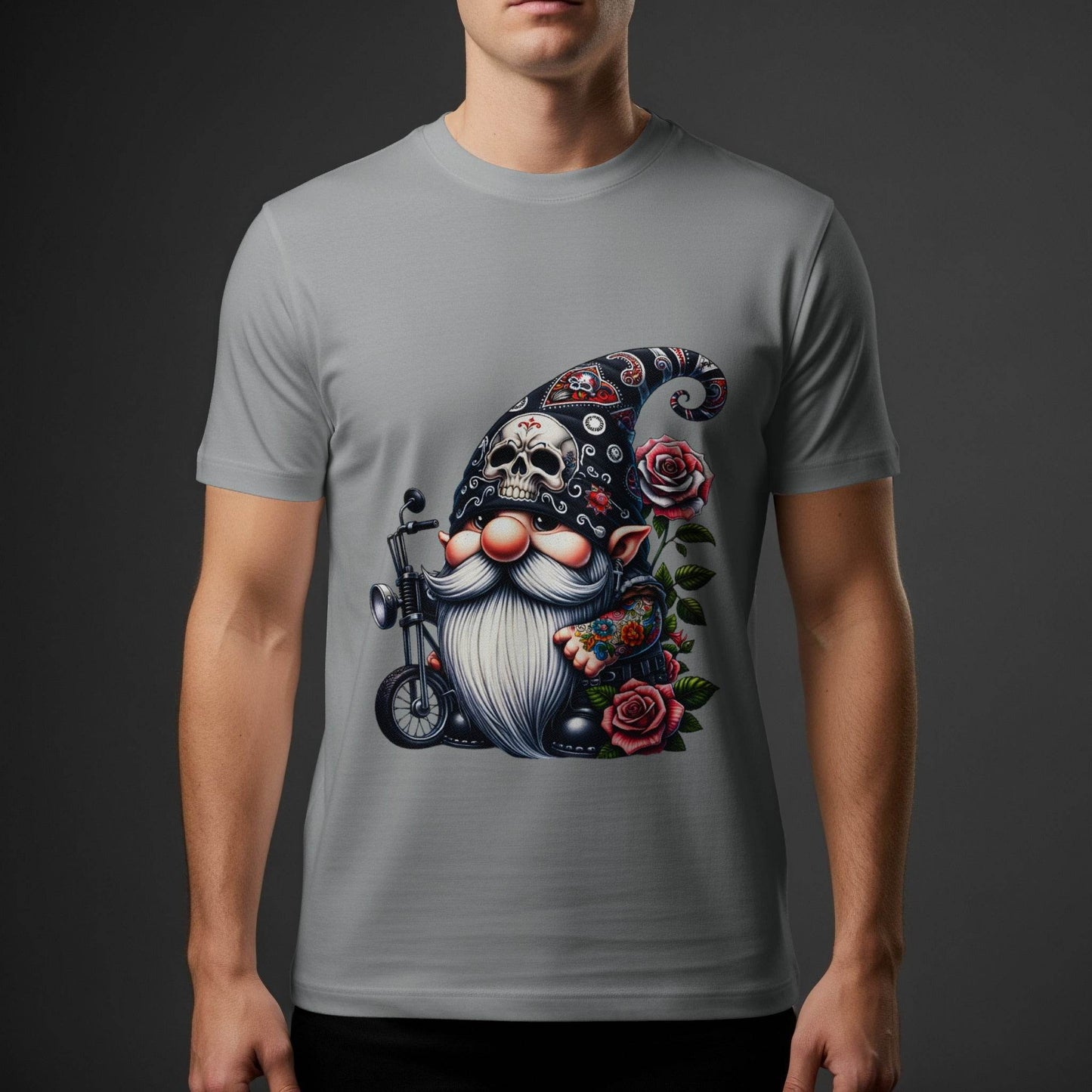 Skull Biker Gnome Universal Print Bundle - halftone PNG for T-shirts – Sue Opperman Halftones