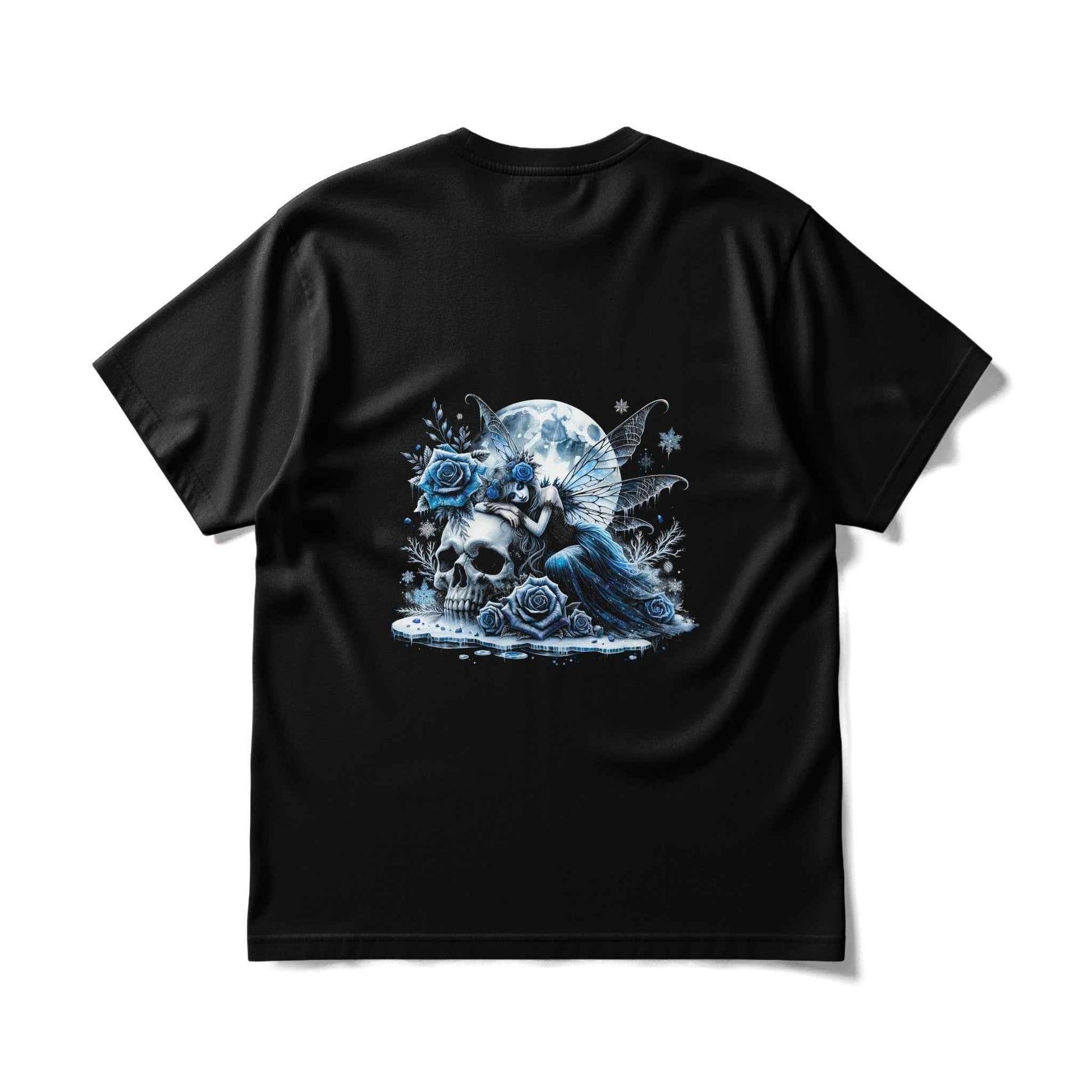 Winter Fairy With Skull Halftone T-Shirt Design - halftone PNG for T-shirts – Sue Opperman Halftones