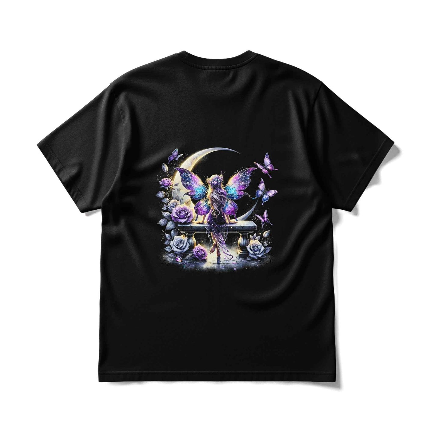 Fantasy Fairy and Moon Halftone T-Shirt Design - halftone PNG for T-shirts – Sue Opperman Halftones