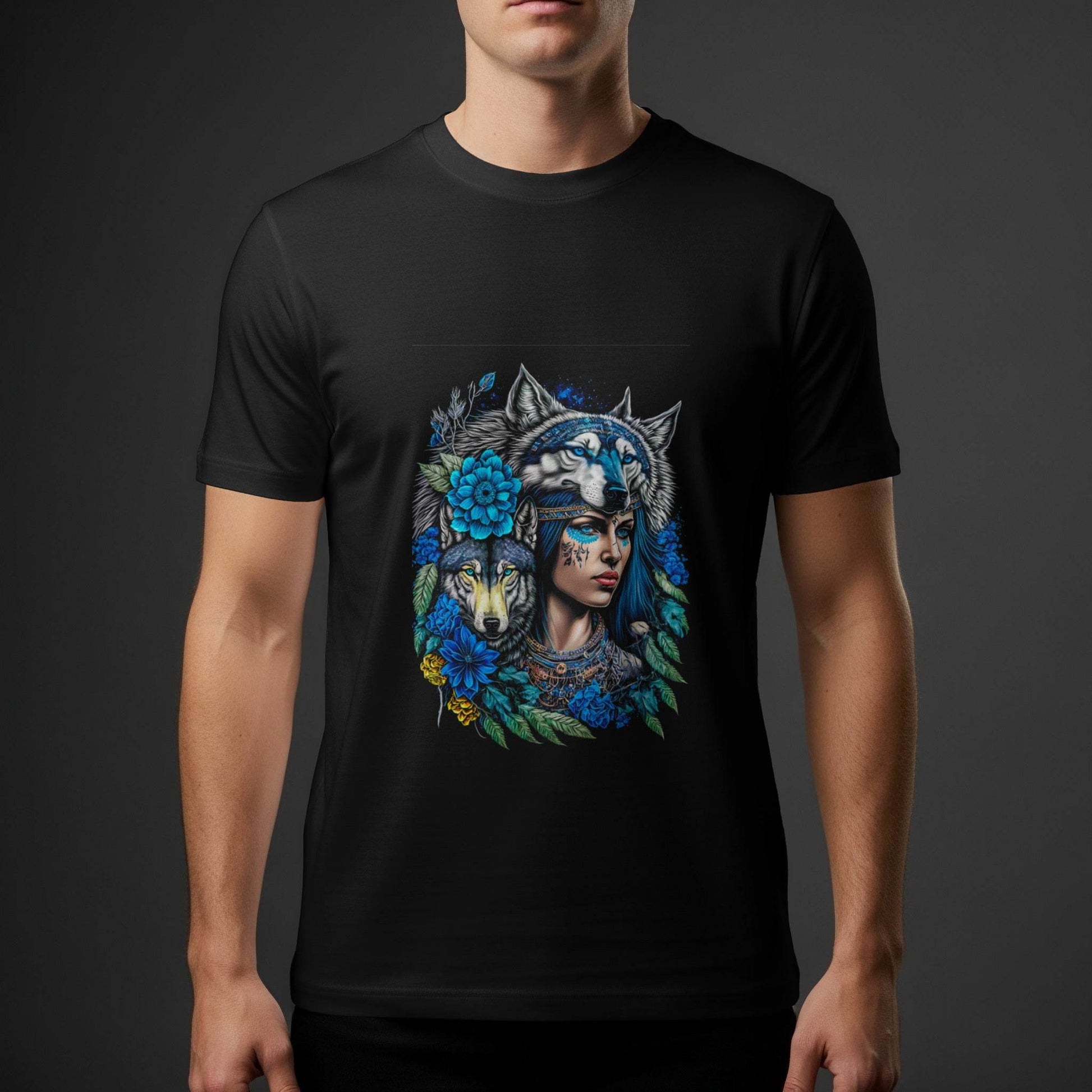 Fantasy Wolf Halftone T-Shirt Design - halftone PNG for T-shirts – Sue Opperman Halftones