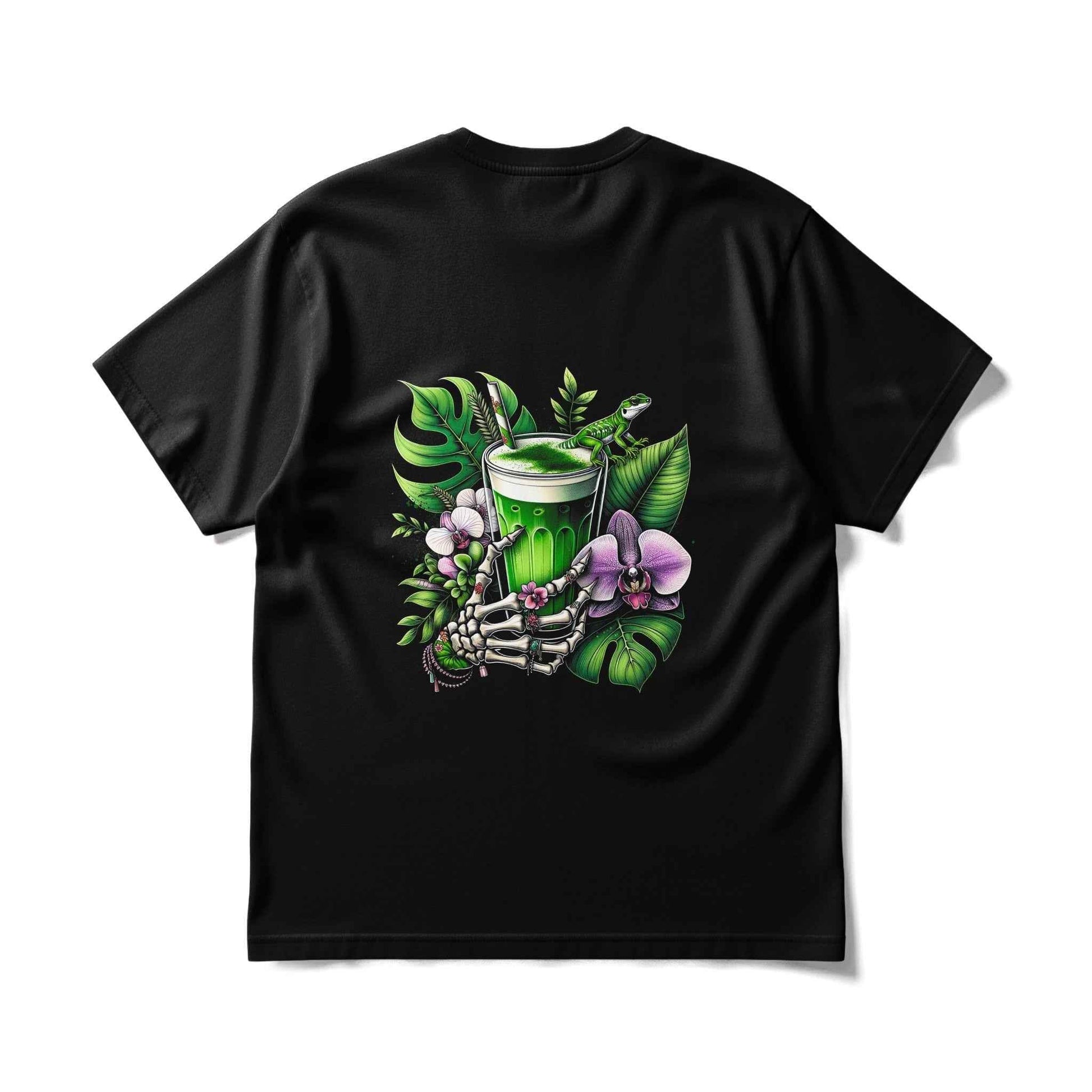 Animals Lizard Matcha Halftoned Digital T-Shirt Design - halftone PNG for T-shirts – Sue Opperman Halftones