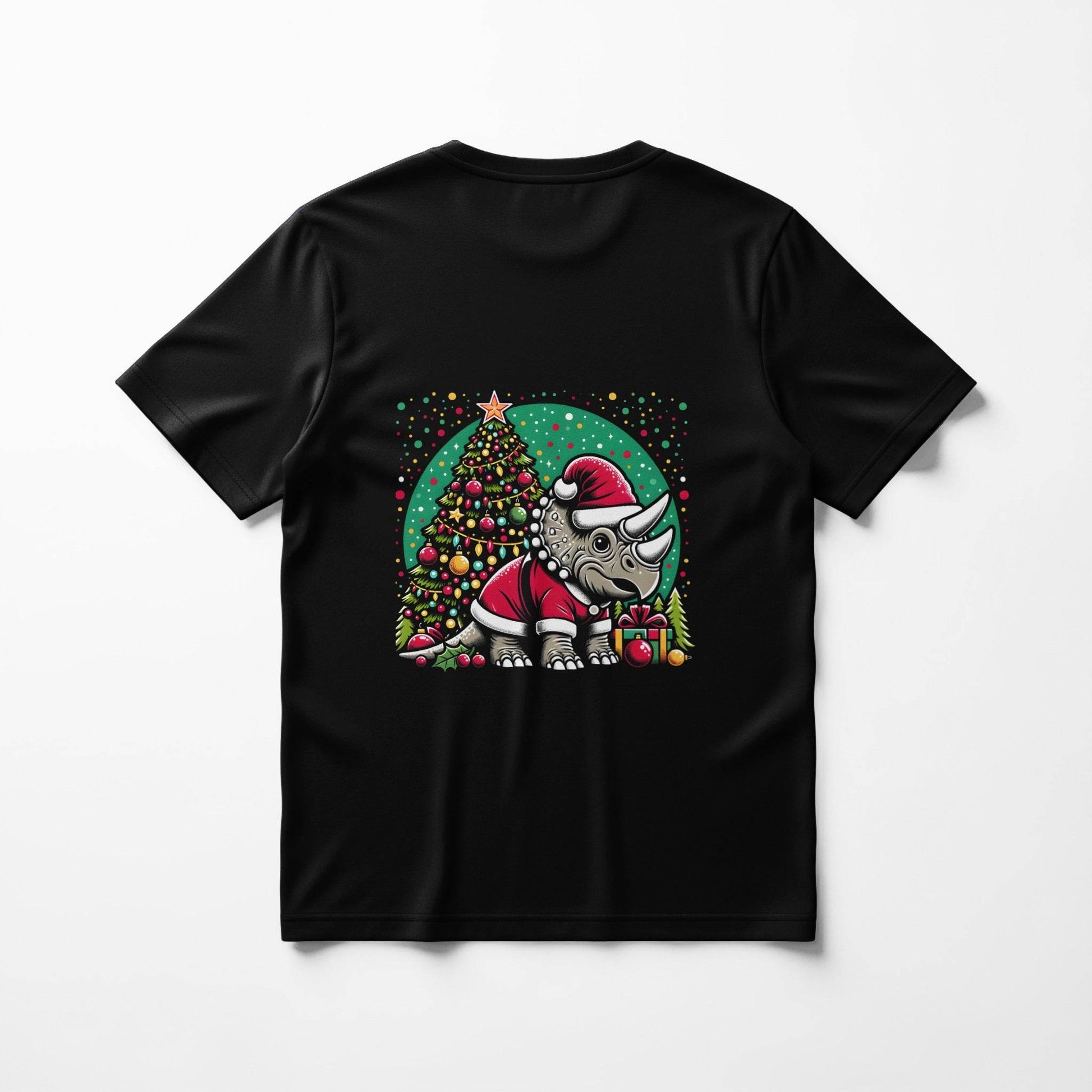 Christmas Dinosaur Scene Halftone T-Shirt Design - halftone PNG for T-shirts – Sue Opperman Halftones