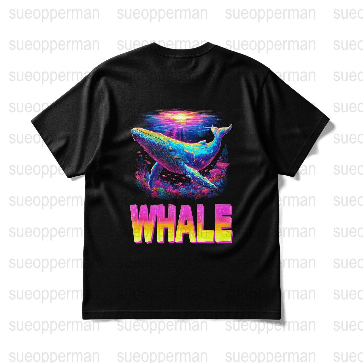 Whale Halftone T-Shirt Design Digital - halftone PNG for T-shirts – Sue Opperman Halftones