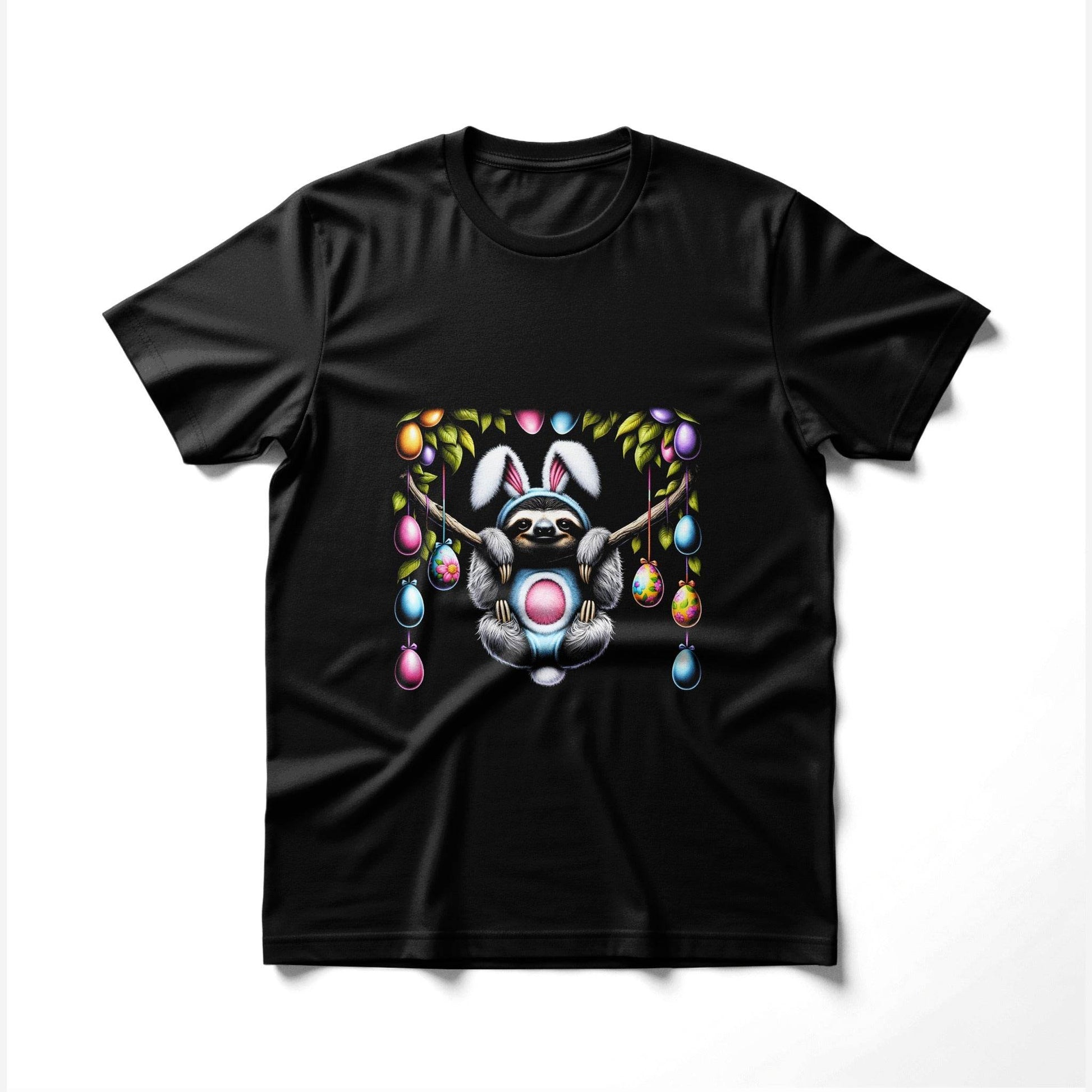 Sloth Easter Holiday Halftone T-Shirt Design - halftone PNG for T-shirts – Sue Opperman Halftones