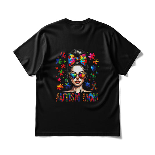 Autism Awareness Mom Universal Print Bundle - halftone PNG for T-shirts – Sue Opperman Halftones