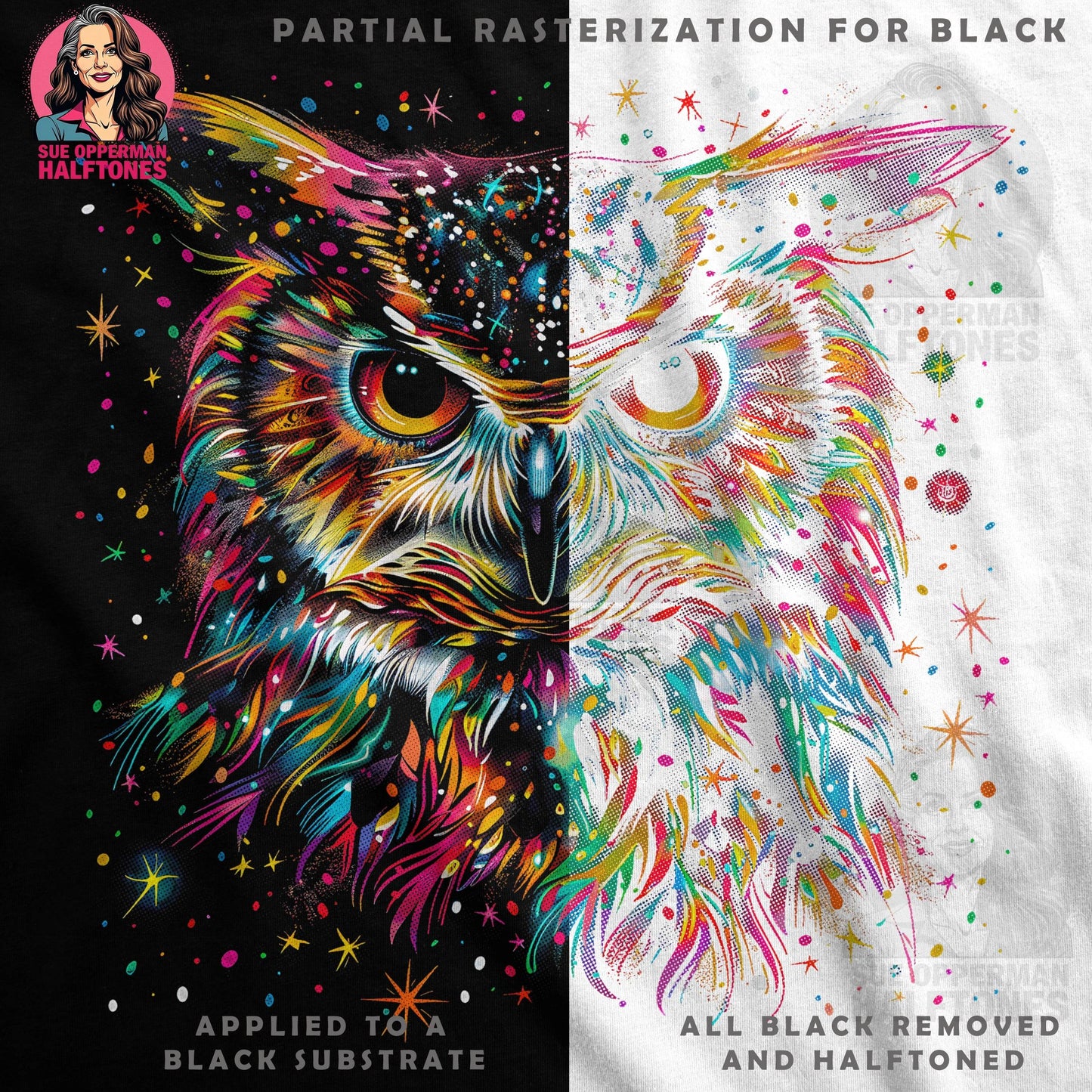 Animals Halftone T-Shirt Design - halftone PNG for T-shirts – Sue Opperman Halftones