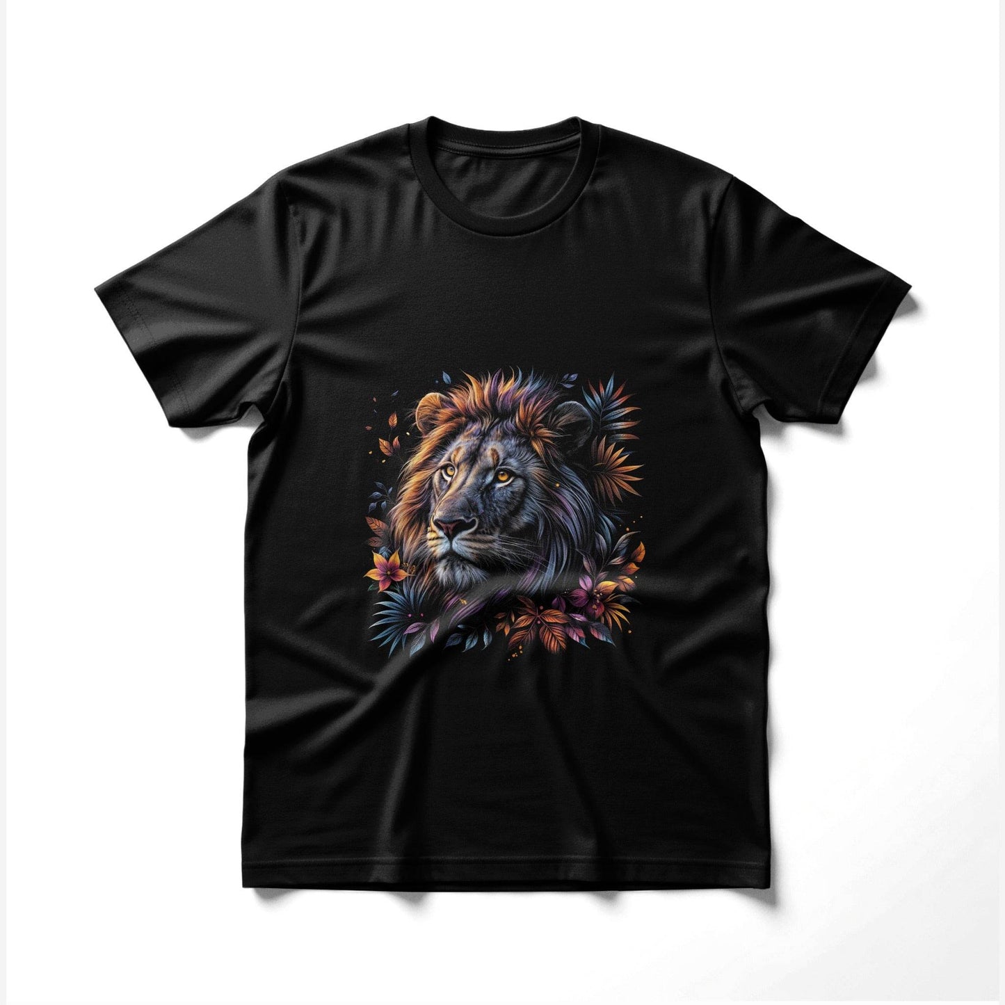 Floral Lion Halftones T-Shirt Design Digital - halftone PNG for T-shirts – Sue Opperman Halftones