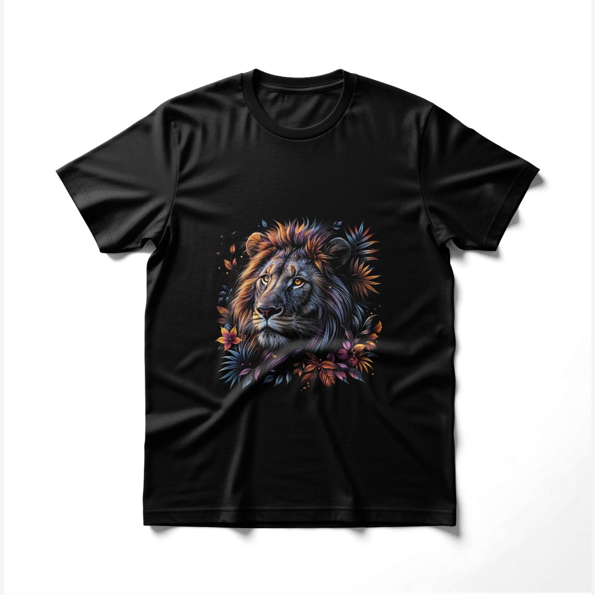 Floral Lion Halftones T-Shirt Design Digital - halftone PNG for T-shirts – Sue Opperman Halftones